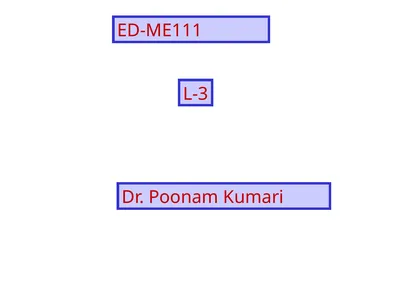 L-3 ED-ME111 Dr. Poonam Kumari SCALES It is not