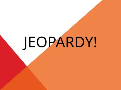 Jeopardy! Jeopardy! Final Jeopardy Theorems #1 –