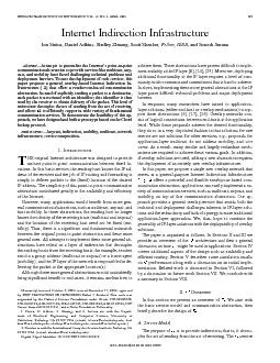 IEEE/ACMTRANSACTIONSONNETWORKING,VOL.12,NO.2,APRIL2004InternetIndirect