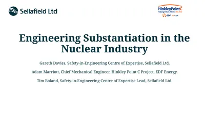 Engineering Substantiation in the Nuclear Industry