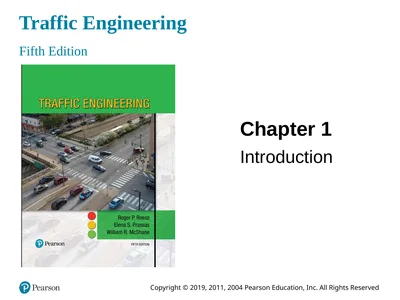 Traffic Engineering Fifth Edition Chapter 1