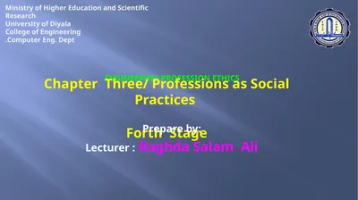 Engineering Profession Ethics Chapter Three/