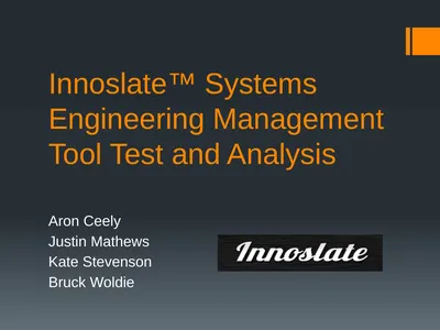 Innoslate™ Systems Engineering Management Tool