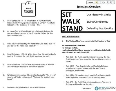 Paul’s work in Ephesus The Timing of God’s