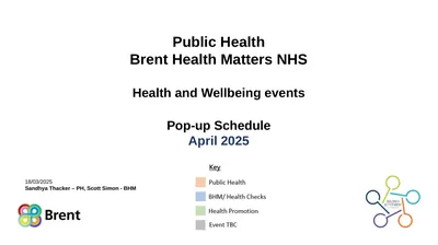 Public Health Brent Health Matters NHS Health and
