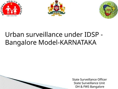 Urban surveillance under IDSP -Bangalore