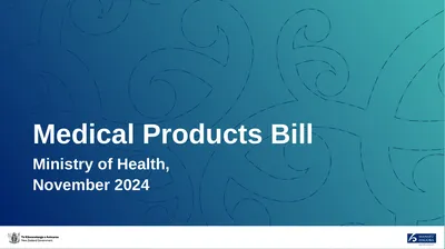 Medical Products Bill Ministry of Health, November