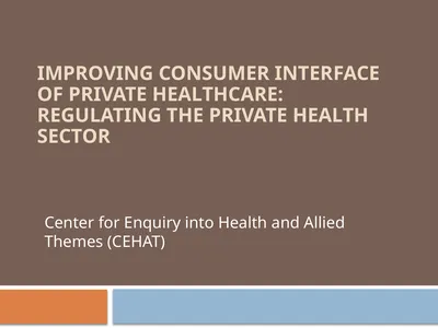 IMPROVING CONSUMER INTERFACE OF PRIVATE