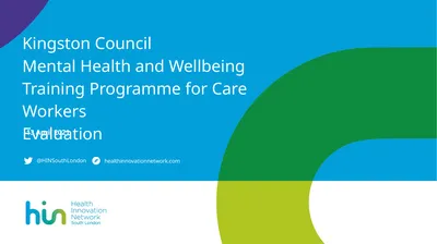 Kingston Council Mental Health and Wellbeing
