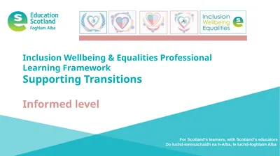 Inclusion Wellbeing & Equalities Professional