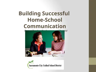 Building Successful Home-School Communication