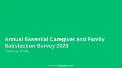 Annual Essential Caregiver and Family Satisfaction