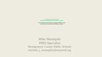 Montgomery County Public Schools School-Wide