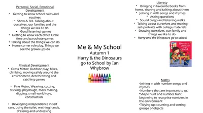 Me & My School Autumn 1 Harry & the Dinosaurs