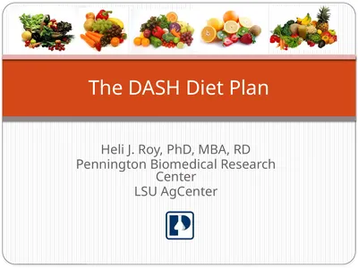 Heli J. Roy, PhD, MBA, RD Pennington Biomedical