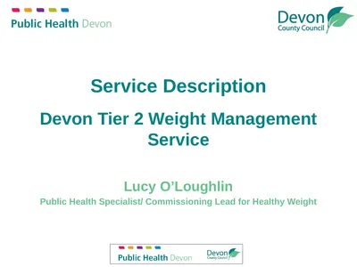 Service Description Devon Tier 2 Weight Management