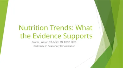 Nutrition Trends: What the Evidence Supports