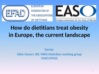 How do dietitians treat obesity in Europe, the