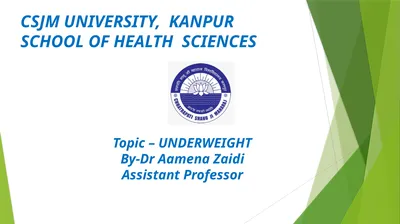 CSJM UNIVERSITY, KANPUR SCHOOL OF HEALTH SCIENCES