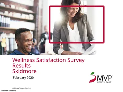 Wellness Satisfaction Survey Results Skidmore