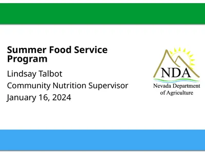 Summer Food Service Program Lindsay Talbot