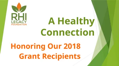 A Healthy Connection Honoring Our 2018 Grant
