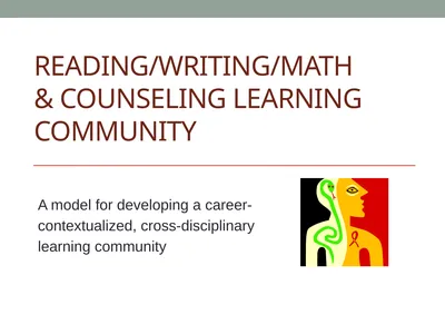 Reading/Writing/Math & counseling Learning