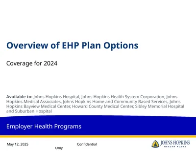 Available to: Johns Hopkins Hospital, Johns