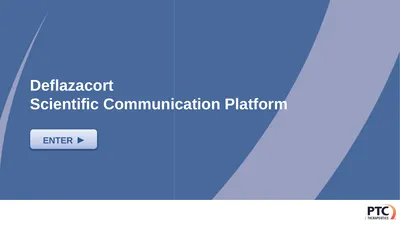 Deflazacort Scientific Communication Platform
