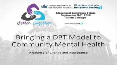 The Treatment What is DBT Developed by Marsha