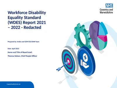 Workforce Disability Equality Standard (WDES)