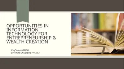 Opportunities in Information Technology for