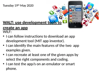 Tuesday 19th May 2020 WALT: use development tools