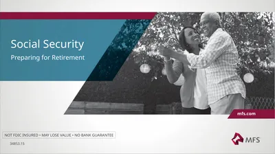 Social Security Preparing for Retirement NOT FDIC