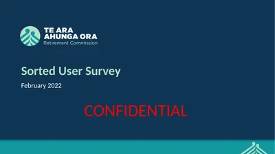 Sorted User Survey February 2022 CONFIDENTIAL