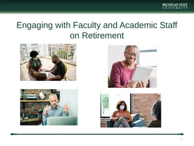 1 Engaging with Faculty and Academic Staff on
