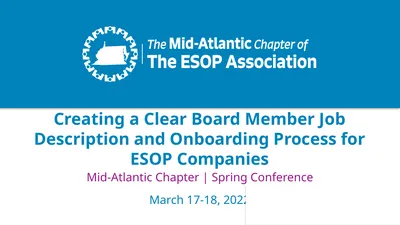 Creating a Clear Board Member Job Description and