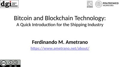 Bitcoin and Blockchain Technology: A Quick