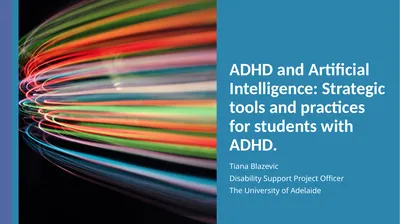 ADHD and Artificial Intelligence: Strategic tools