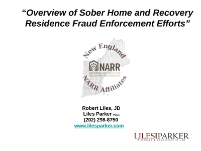 “Overview of Sober Home and Recovery Residence