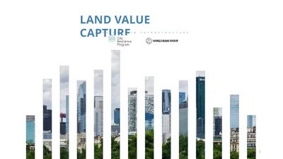 1 LAND VALUE CAPTURE INVESTMENT IN INFRASTRUCTURE