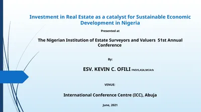 Investment in Real Estate as a catalyst for