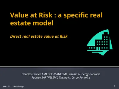 Value at Risk : a specific real estate model