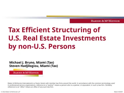 Michael J. Bruno, Miami (Tax) Steven Hadjilogiou,