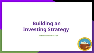 Building an Investing Strategy Personal Finance