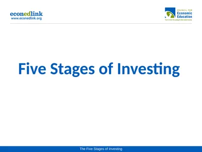 Five Stages of Investing Table 1 Table 2 Step 1