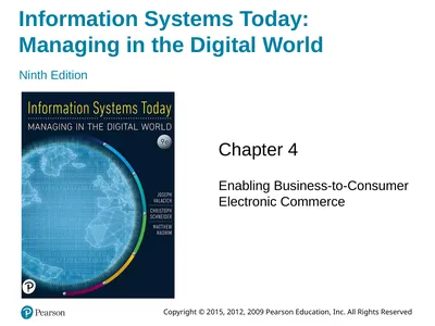 Information Systems Today: Managing in the Digital