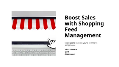 Boost Sales with Shopping Feed Management