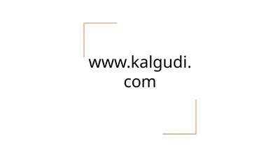 www.kalgudi.com Miniature ERPs, tools and many