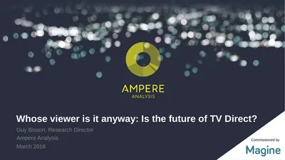 Whose viewer is it anyway: Is the future of TV